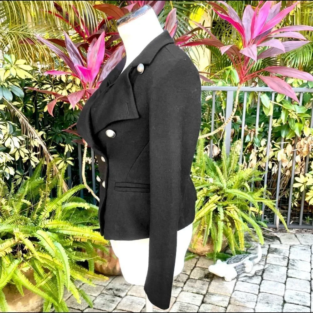 Ann Taylor Double Breasted Military Jacket